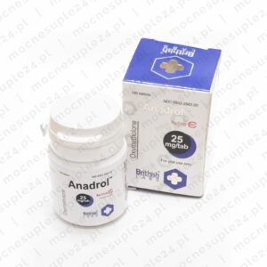 Anadrol Oxymetholone 25mg 100tabs British Labs